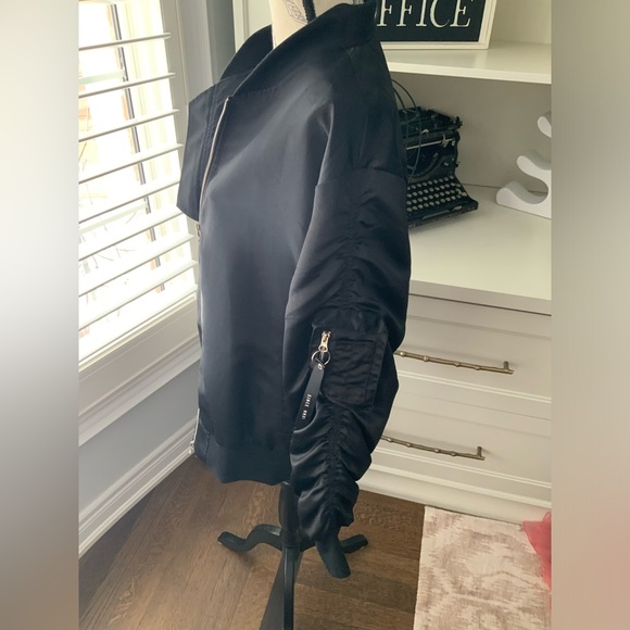 KOLLAR CLOTHING BLIGO Bomber Jacket Black Men’s Size Extra Large Like New - Picture 12 of 16